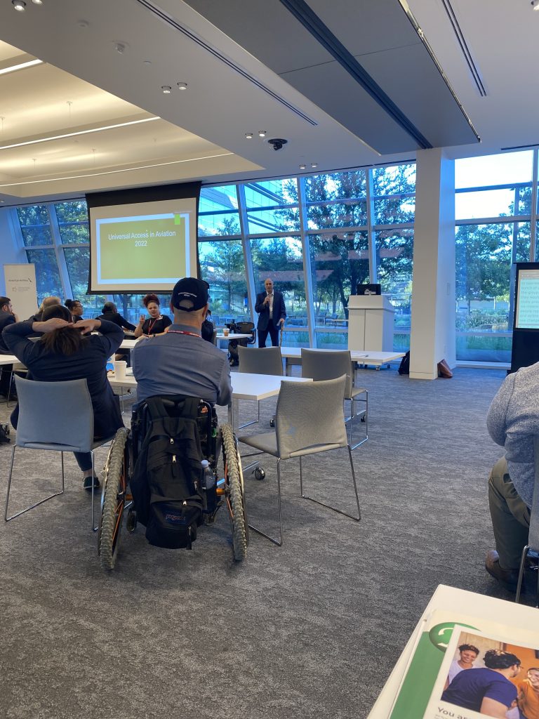 A picture taken from behind attendees at the 2022 UAIA event